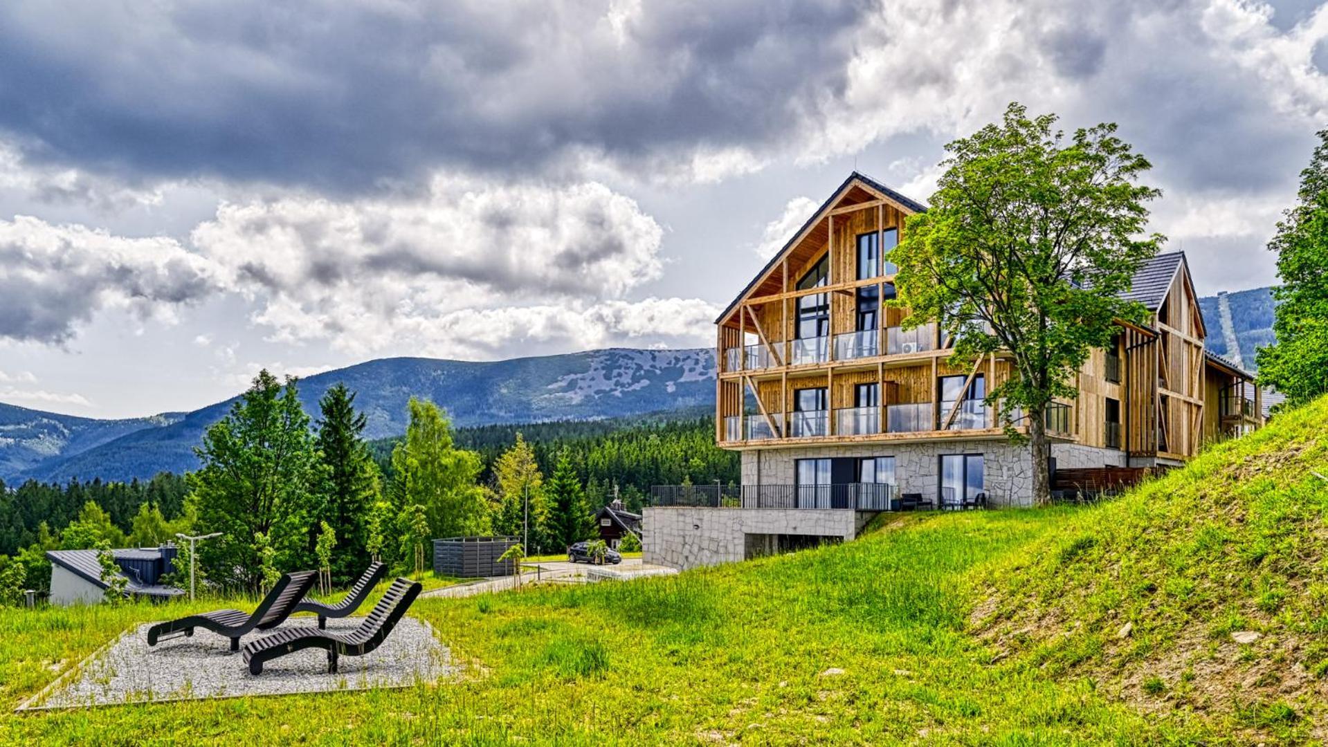 Orlik Vip Residence - Apartament Dwupoziomowy Sniezka Skyline Z Prywatna Sauna Карпач Экстерьер фото